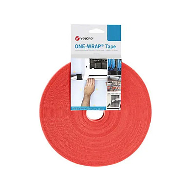 Čičak traka VELCRO One-Wrap (20 mm x 25 m), crvena boja