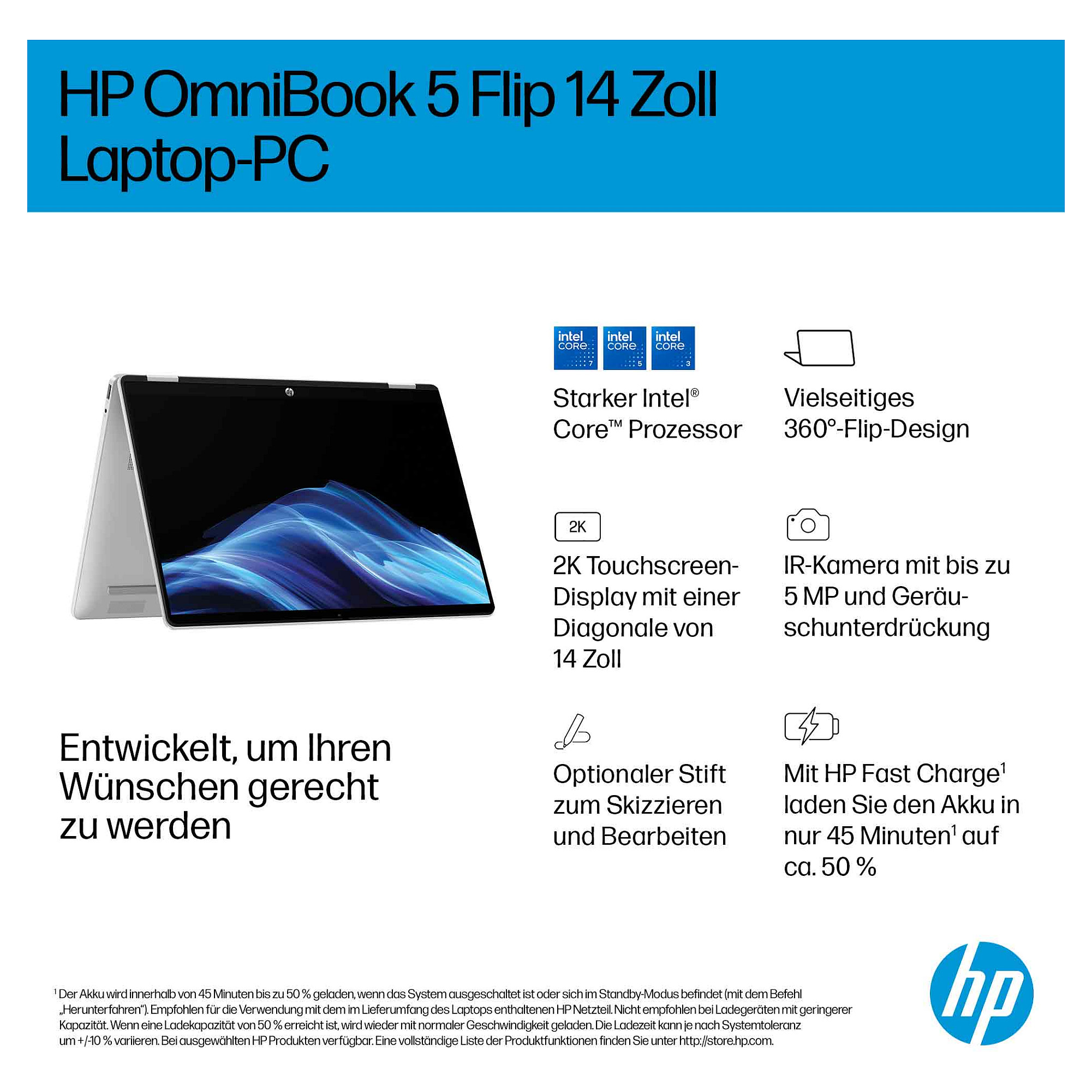 HP OmniBook 5 Flip 14-fp0471ng Core7 150U/16GB/512SSD/W11 Home Touch-8