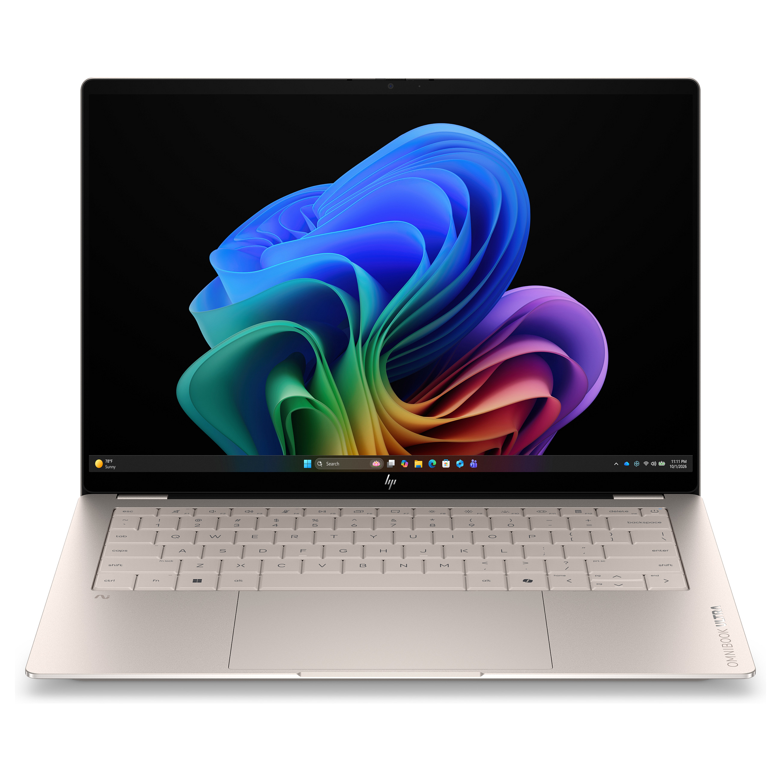Laptop HP OmniBook Ultra Next Gen AI 14-kd0175ng (14", OLED, 3K, Touch, 120Hz, Intel Core Ultra 7 356H, 32GB, 1TB SSD, Intel Graphics, Windows 11 Home, Non-HR tipkovnica, Silk Sand)-0