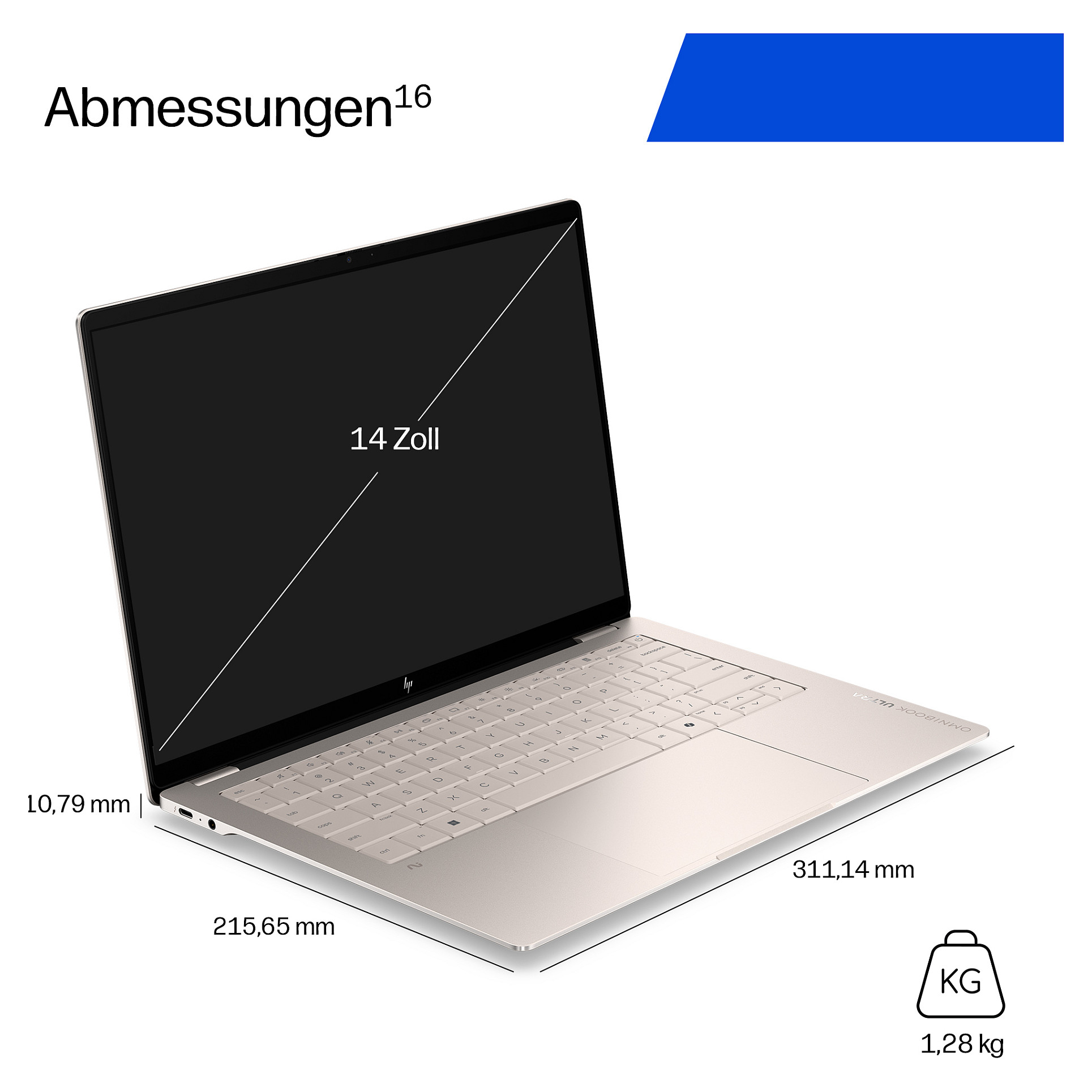 Laptop HP OmniBook Ultra Next Gen AI 14-kd0175ng (14", OLED, 3K, Touch, 120Hz, Intel Core Ultra 7 356H, 32GB, 1TB SSD, Intel Graphics, Windows 11 Home, Non-HR tipkovnica, Silk Sand)-11
