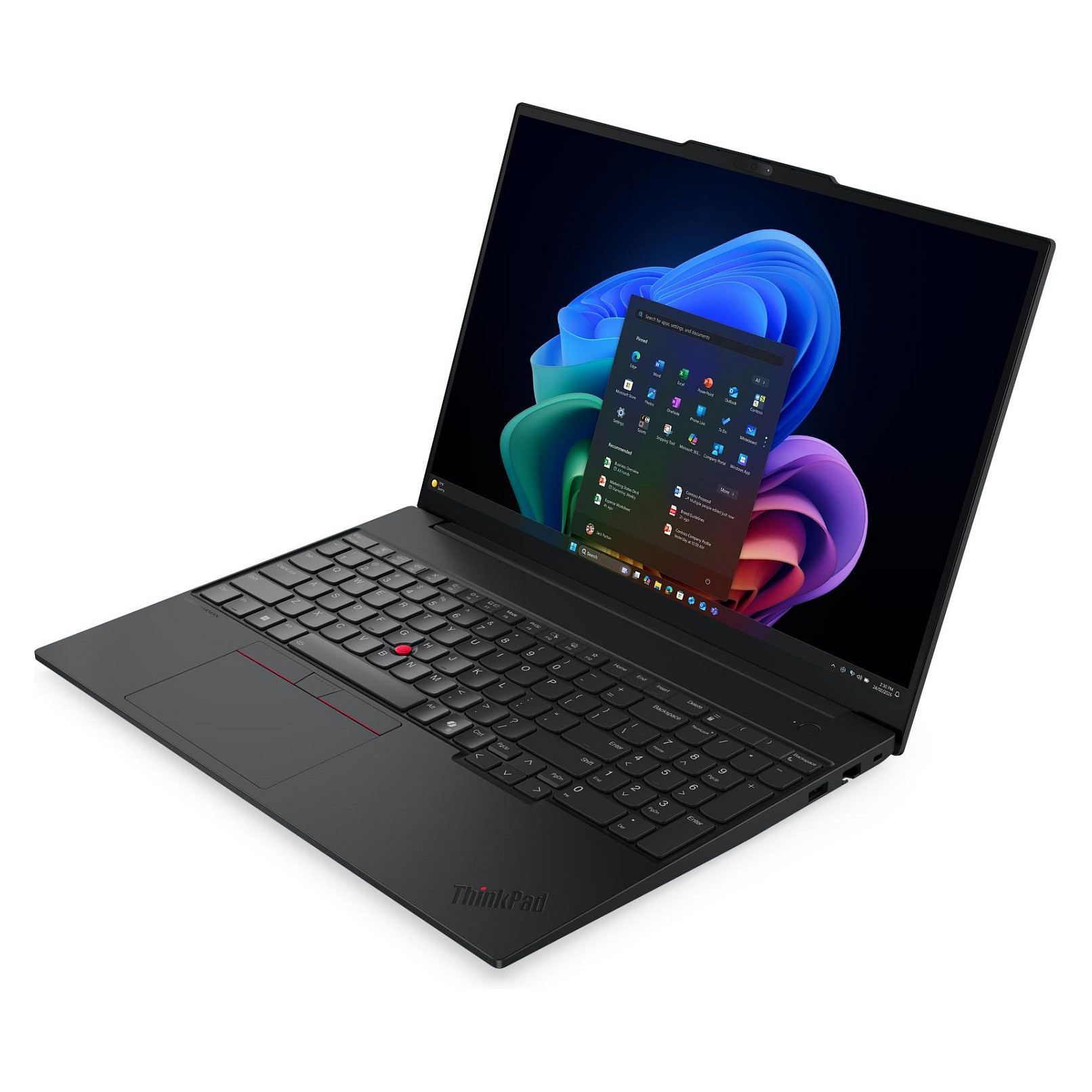 Laptop LENOVO ThinkPad E16 G4 (16", IPS, WUXGA, Intel Core Ultra 7 355, 32GB, 512GB SSD, Intel Graphics, Windows 11 Pro, Non-HR tipkovnica, Crna)-1