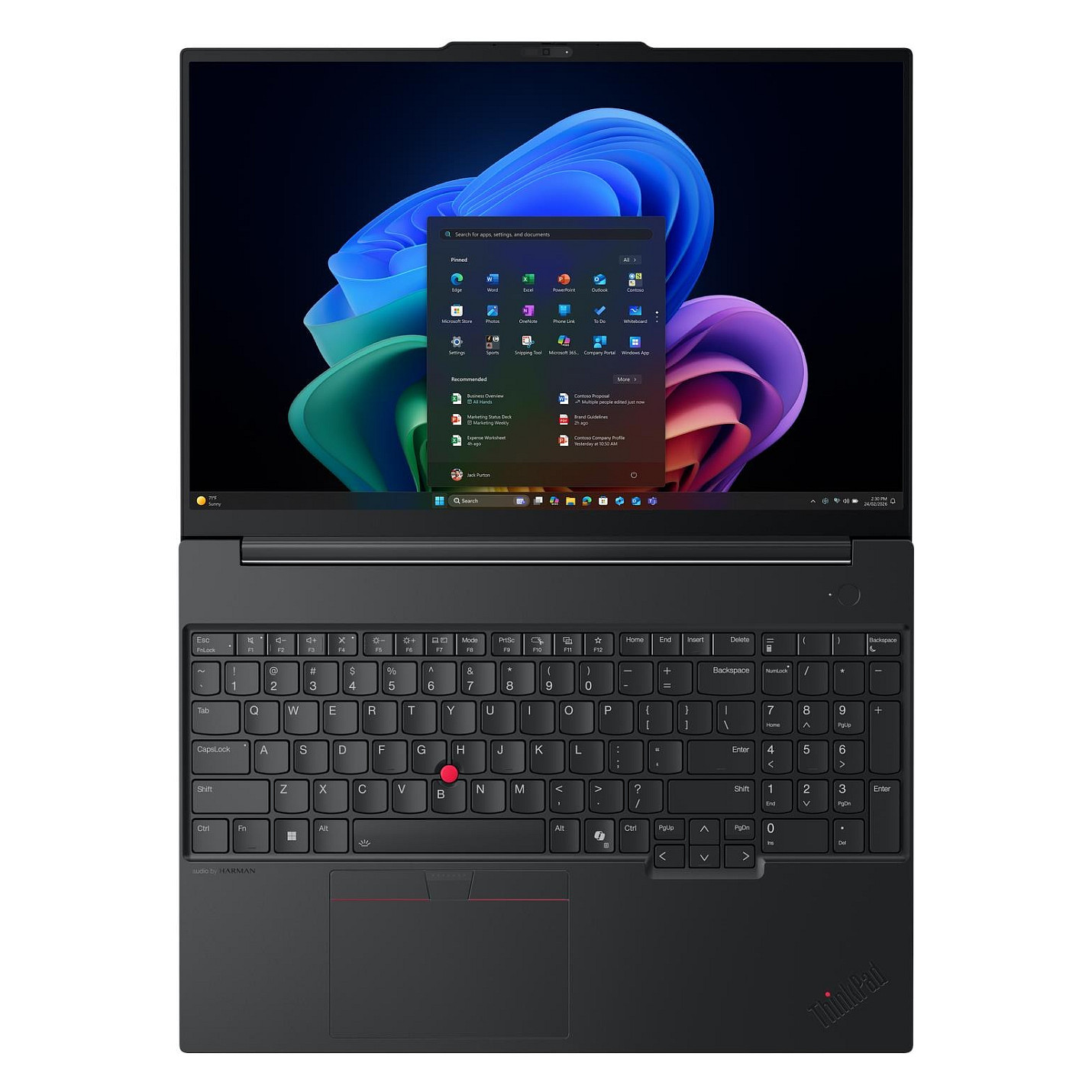 Laptop LENOVO ThinkPad E16 G4 (16", IPS, WUXGA, Intel Core Ultra 7 355, 32GB, 512GB SSD, Intel Graphics, Windows 11 Pro, Non-HR tipkovnica, Crna)-8