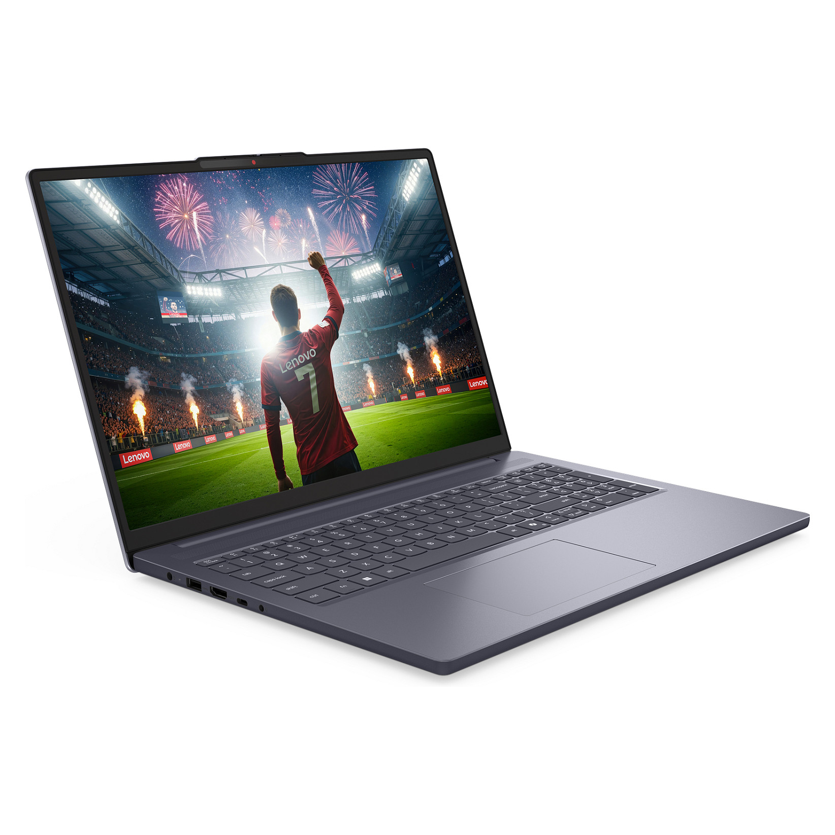 Laptop LENOVO IdeaPad Slim 3 16IPH11 (16", IPS, WUXGA, Intel Core Ultra 5 322, 8GB, 512GB SSD, Intel Graphics, Windows 11 Home, DE tipkovnica, Siva)-4