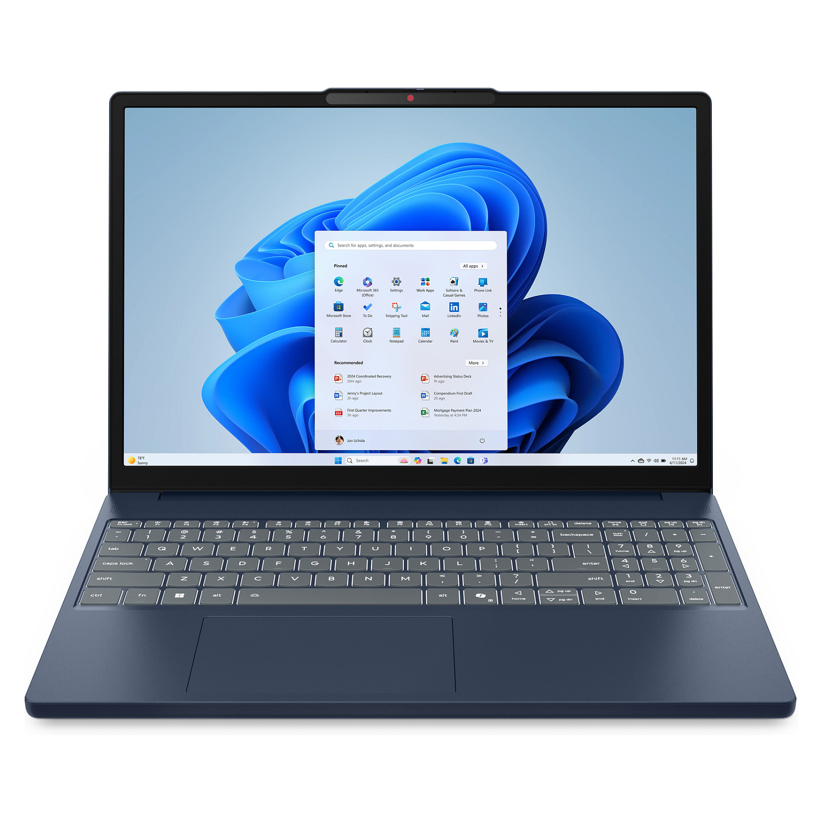 Laptop LENOVO IdeaPad Slim 3 (15.6", Full HD, AMD Ryzen 5 7520U, 16GB, 512GB SSD, AMD Radeon 610M, Windows 11 Home, HR tipkovnica, Siva)-0