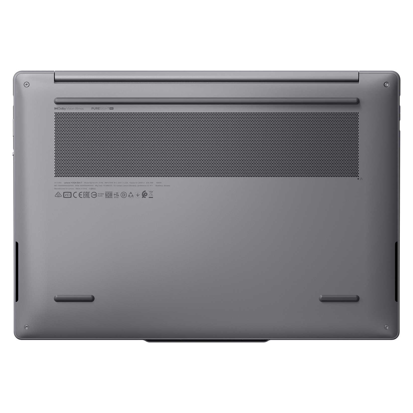 Laptop LENOVO Yoga Slim 7 (14", 2.8K, OLED, Intel Core Ultra 7 355, 16GB, 1TB SSD, Intel Graphics, Windows 11 Home, Non-HR tipkovnica)-9