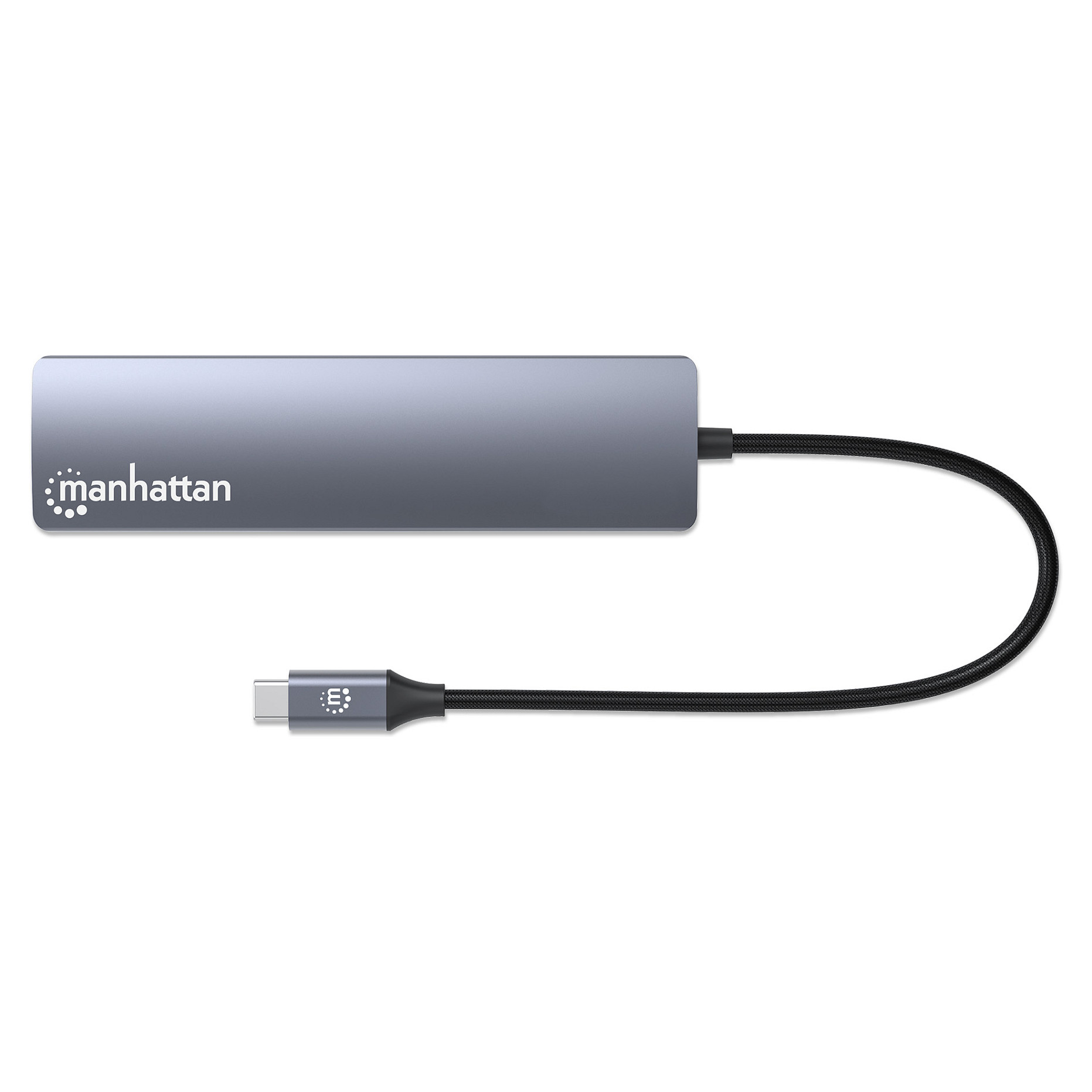USB-C Dock MANHATTAN 6-u-1 4K HDMI, 153959-2