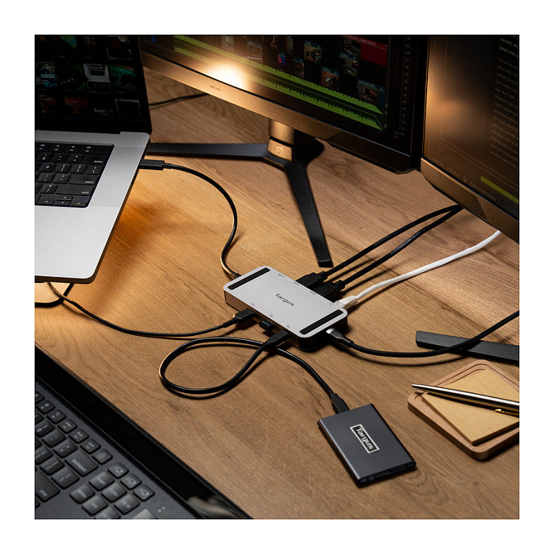 Docking station TARGUS DOCK431GLZ USB4 (Dual 4K HDMI, 100W PD)-8