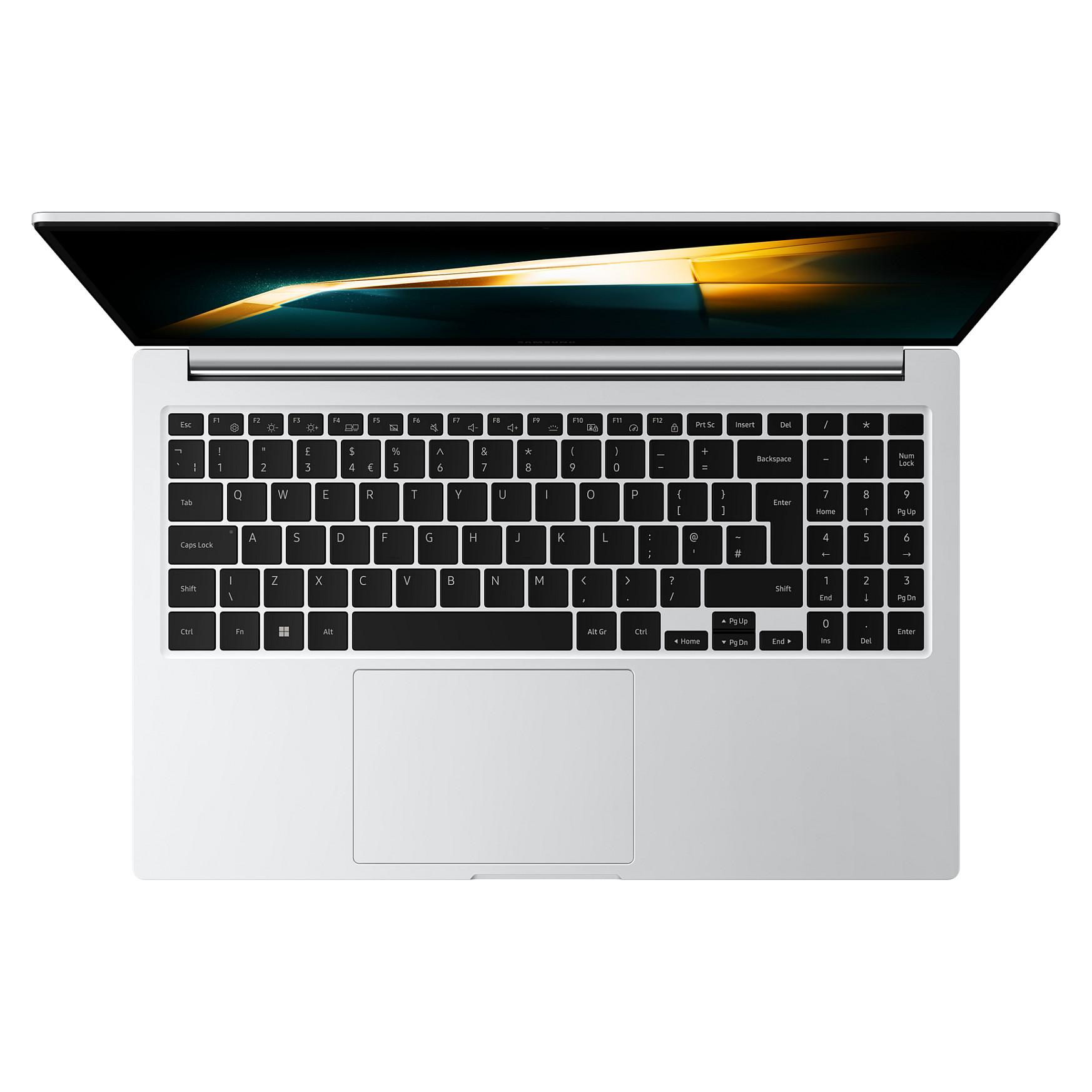 Laptop SAMSUNG Galaxy Book4 (15.6", FHD, Intel Core 5 120U, 16GB, 512GB SSD, Intel Graphics, Windows 11 Pro, FR AZERTY tipkovnica, Srebrna)-1