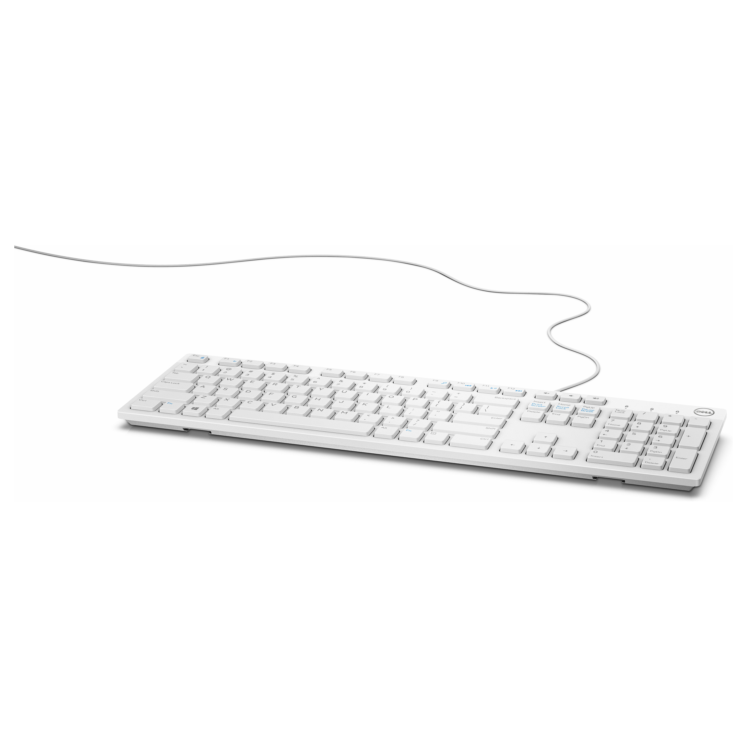 Tipkovnica DELL KB216 žična USB bijela boja (DE layout)-3