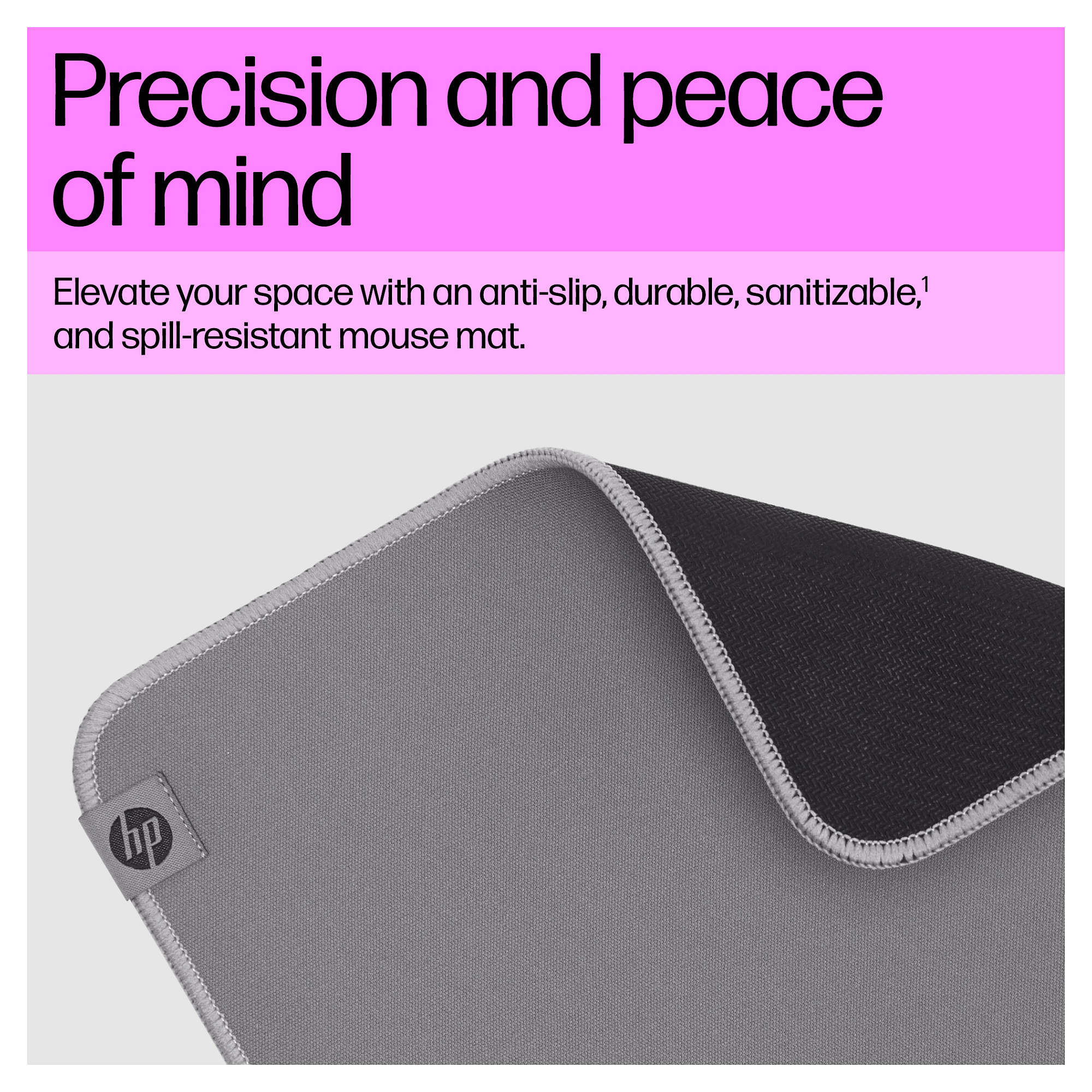 HP 105 SANITIZABLE MOUSE PAD-2