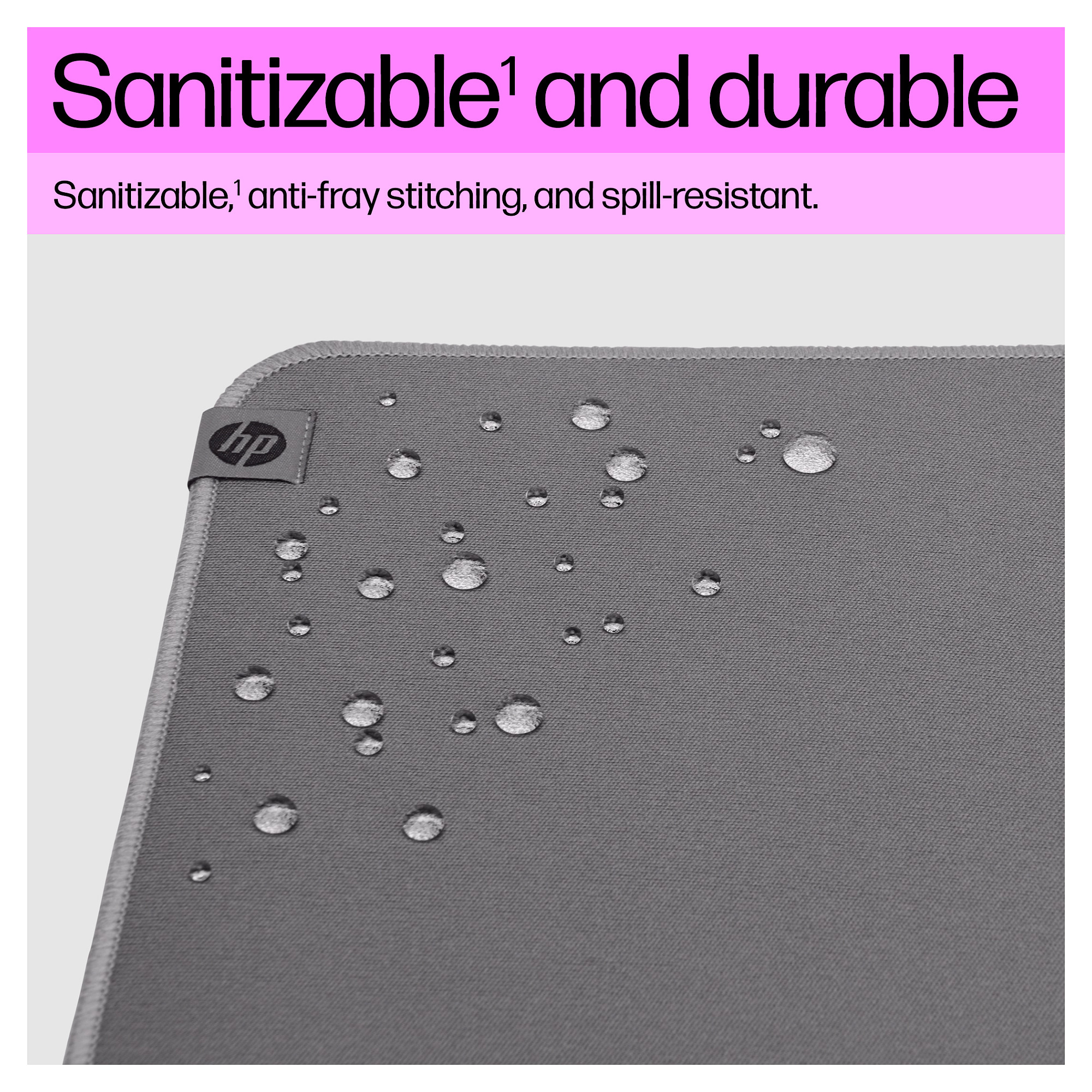 HP 105 SANITIZABLE MOUSE PAD-5