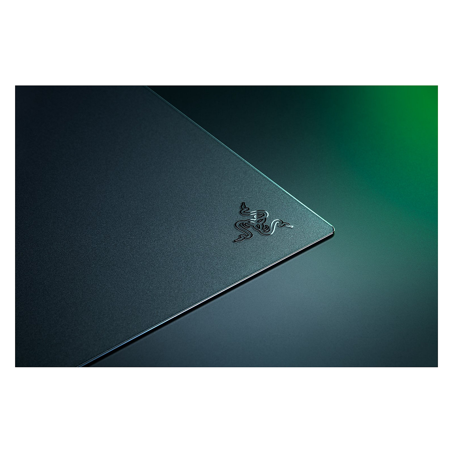 Gaming podloga za miš RAZER Atlas (kaljeno staklo), crna boja-0
