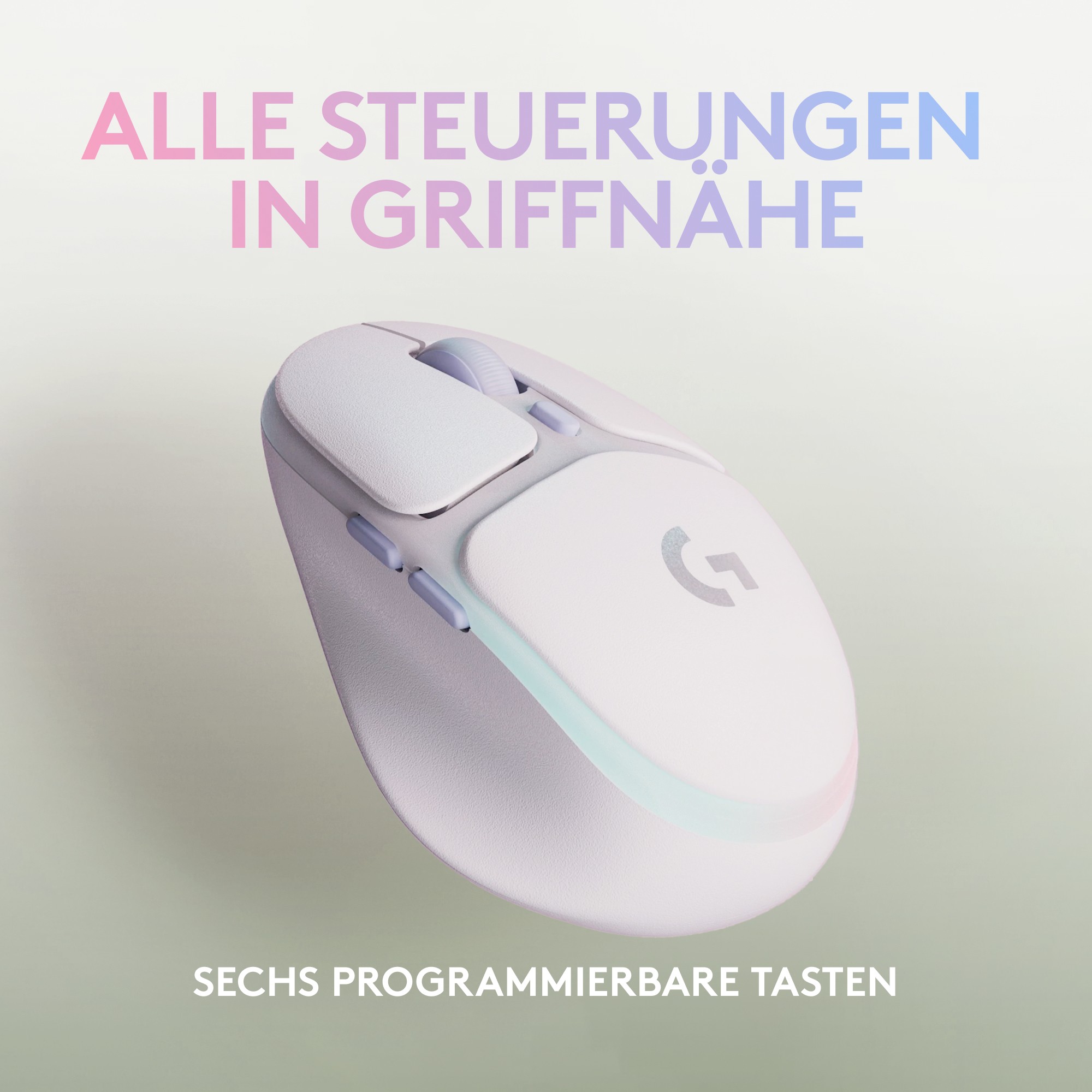 Miš LOGITECH G705 bežični gaming (Off-White)-8
