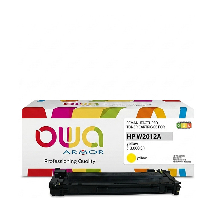 Kompatibilni toner OWA za HP W2012A (414A), žuta boja