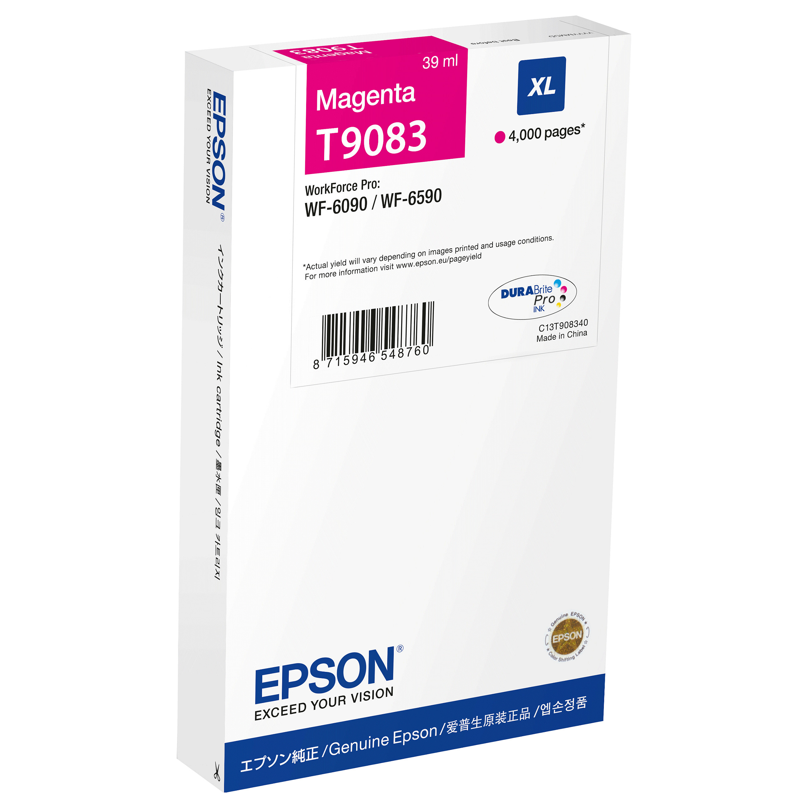 EPSON Tinte magenta 39.0ml WF Pro 6xxx, ''XL''-0