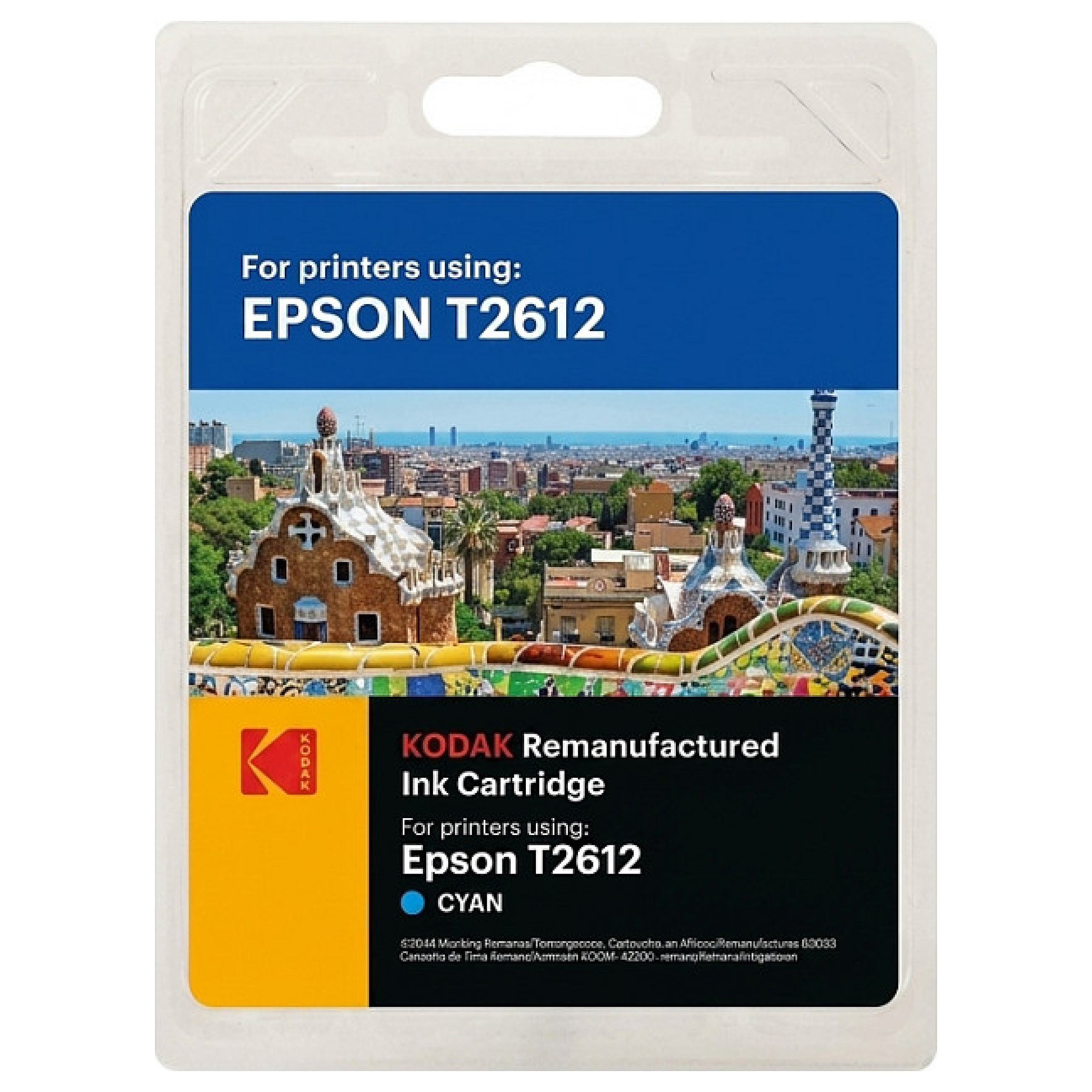 Tinta KODAK 185E026102, zamjenska za Epson T2612, plava boja-0