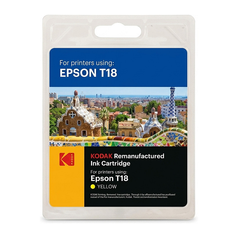 Tinta KODAK zamjenska za Epson T1804 (18XL), žuta boja-0