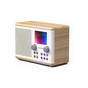 Digitalni radio PURE Classic H4 (DAB+/FM, Bluetooth 5.3, 10 W, bijela/hrast boja)-0