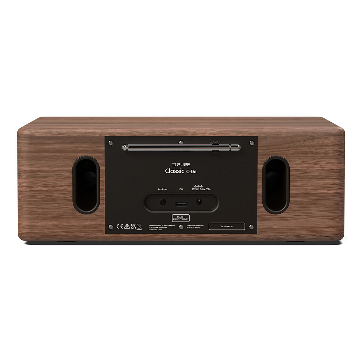 Digitalni radio PURE Classic C-D6 (DAB+/FM, Bluetooth, CD) boja oraha-2