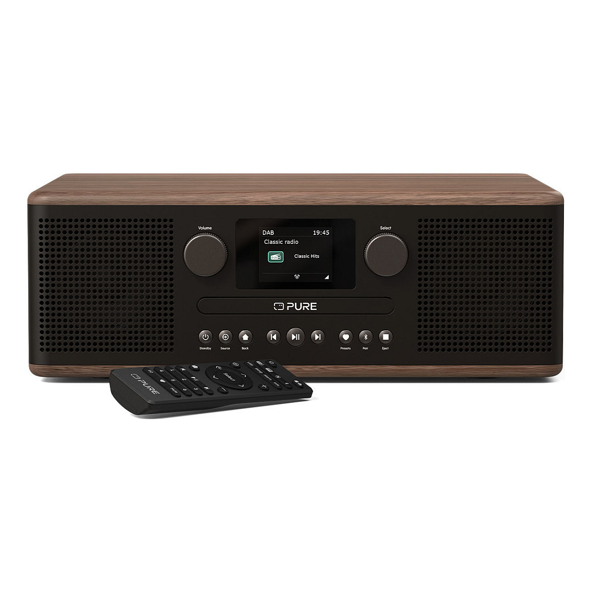 Digitalni radio PURE Classic C-D6 (DAB+/FM, Bluetooth, CD) boja oraha-3
