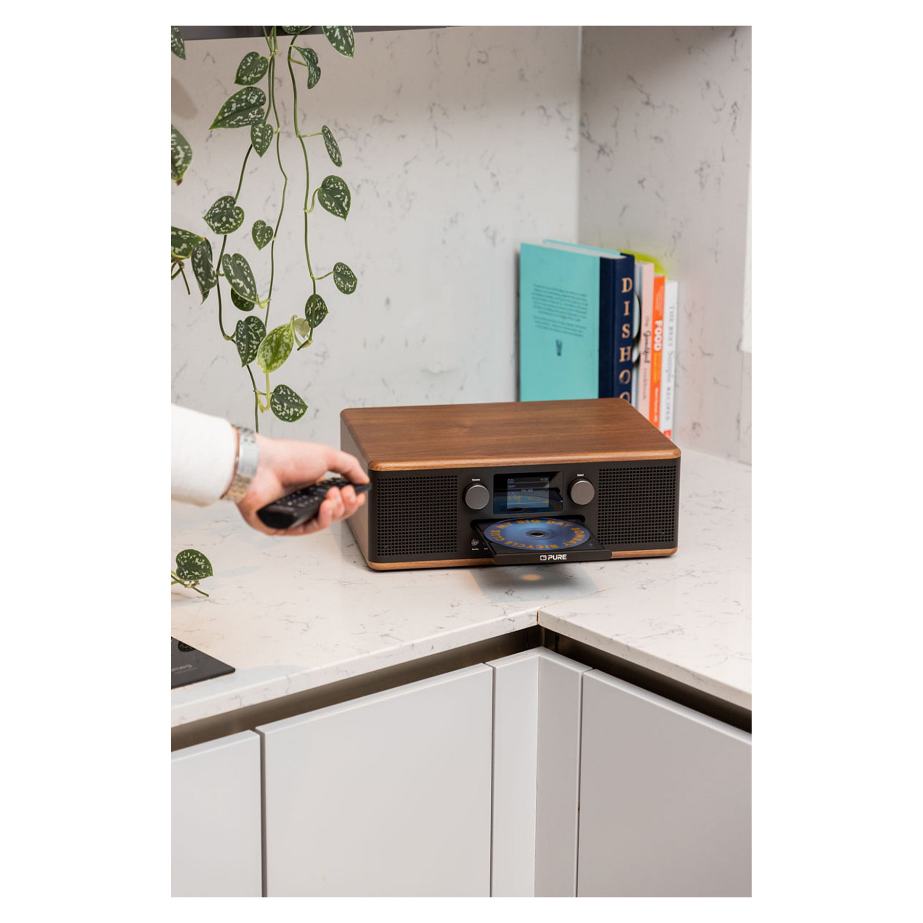 Digitalni radio PURE Classic C-D6 (DAB+/FM, Bluetooth, CD) boja oraha-5