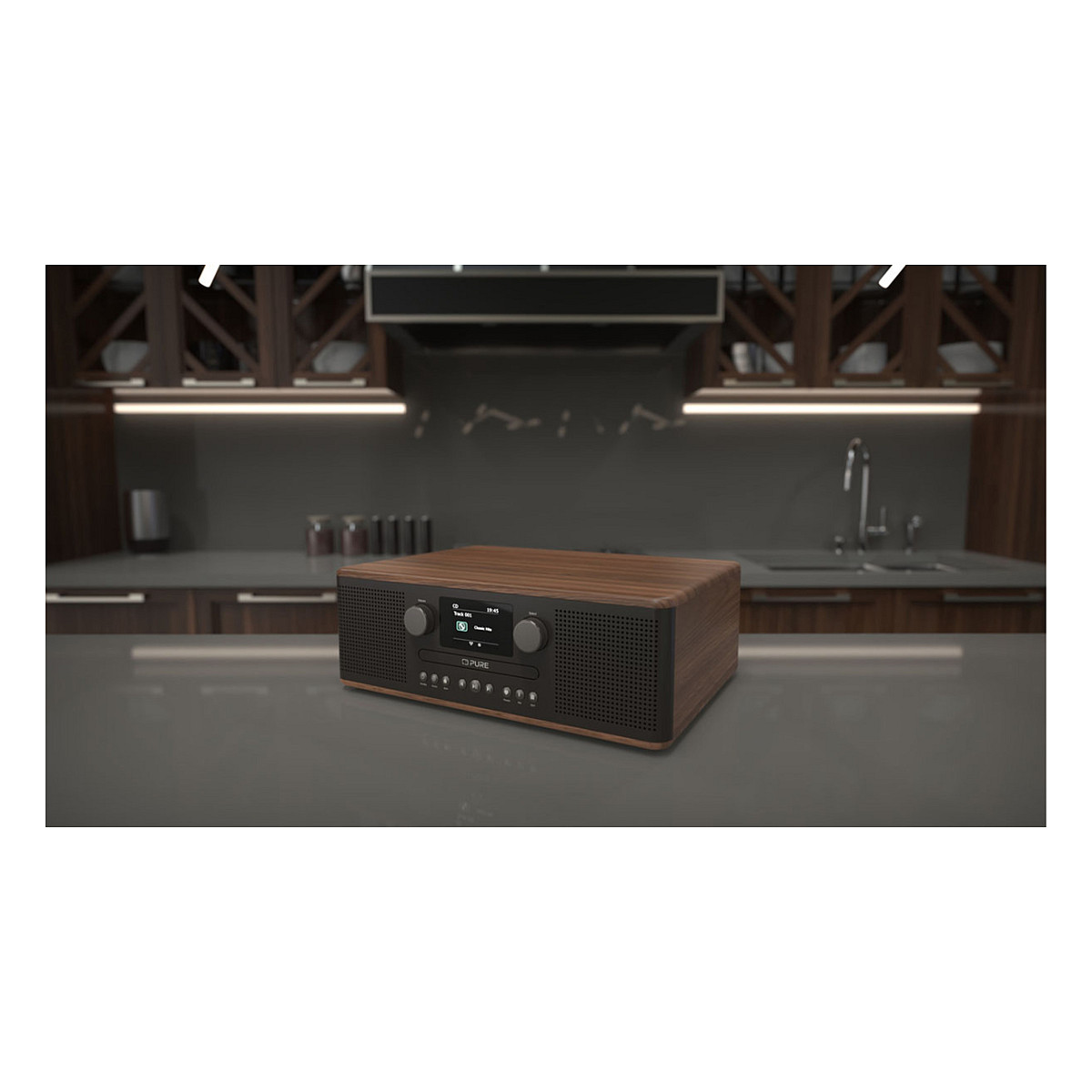 Digitalni radio PURE Classic C-D6 (DAB+/FM, Bluetooth, CD) boja oraha-6