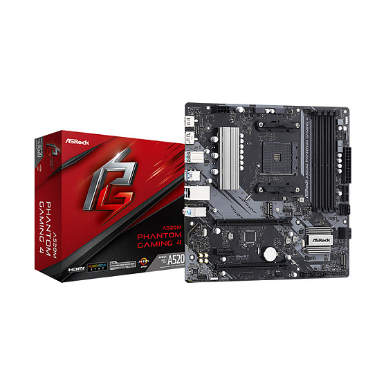 ASRock A520M Phantom Gaming 4 AM4 mATX HDMI/DP DDR4 retail-4