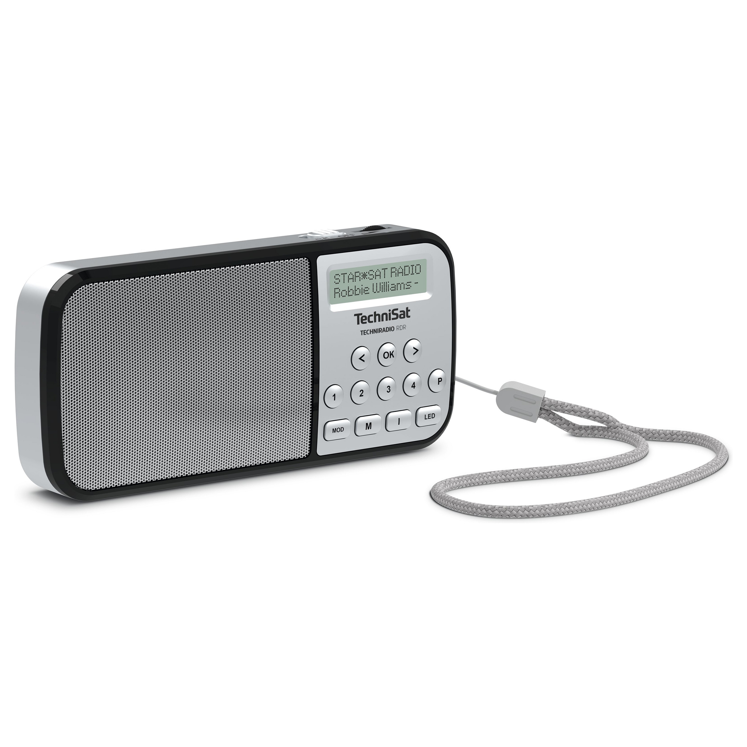 Prijenosni digitalni radio TECHNISAT TechniRadio RDR (DAB+/FM) srebrna boja-1