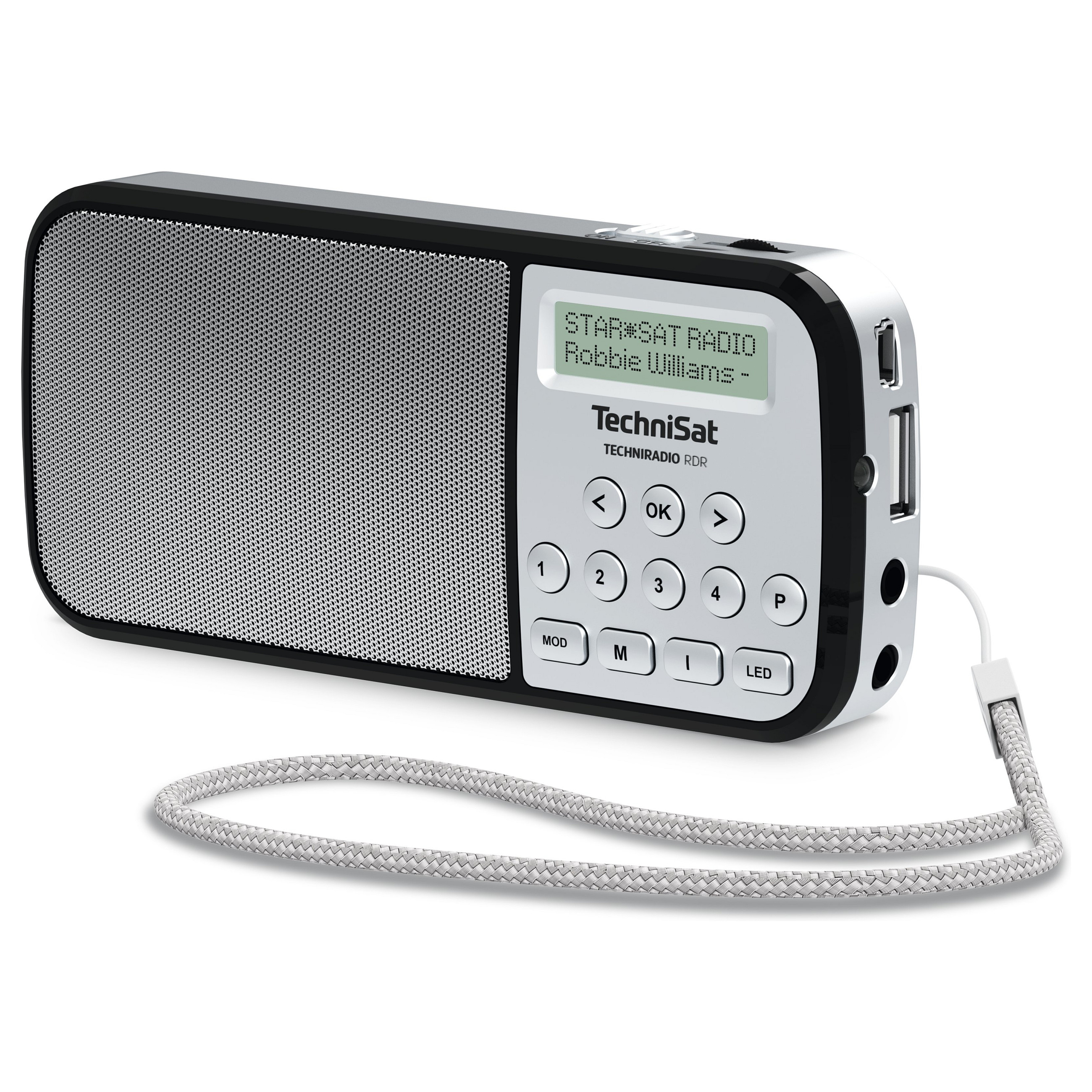 Prijenosni digitalni radio TECHNISAT TechniRadio RDR (DAB+/FM) srebrna boja-2