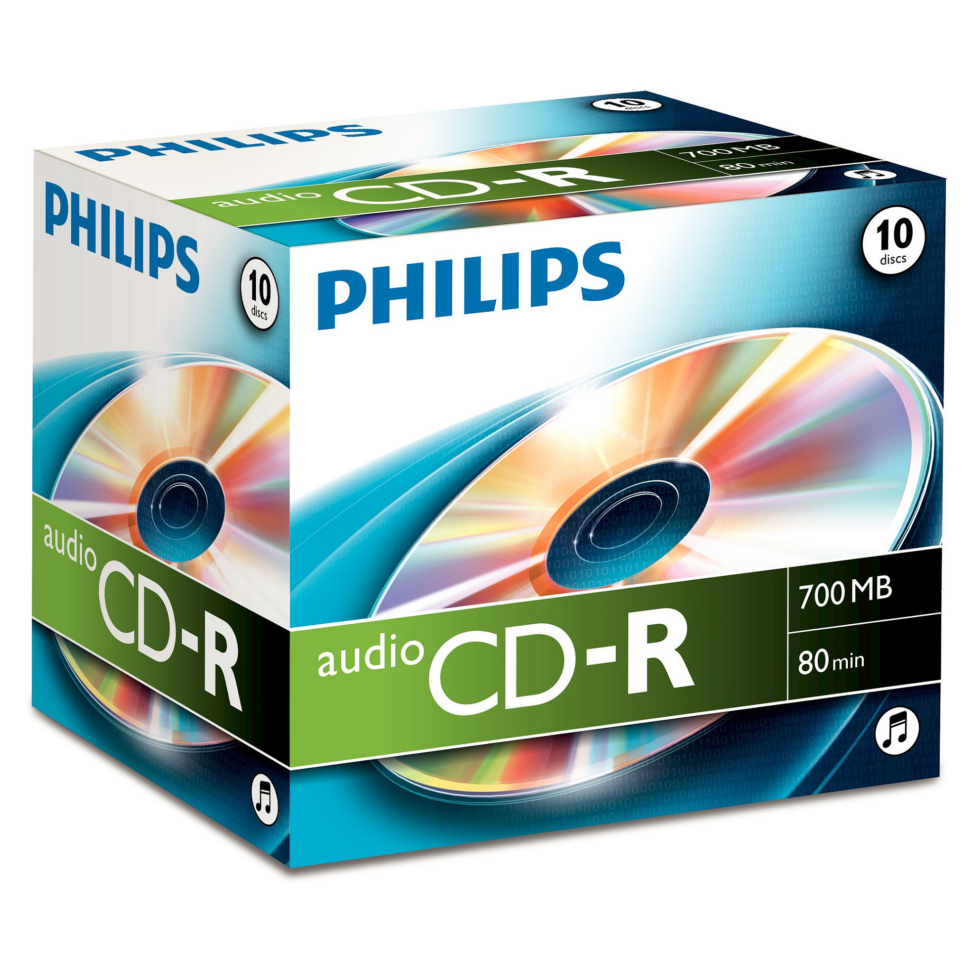 1x10 Philips CD-R 80Min Audio JC-0