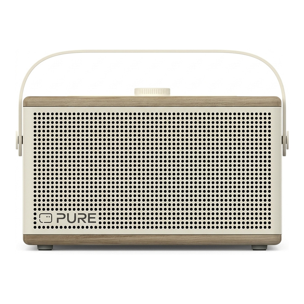 Prijenosni Bluetooth zvučnik PURE Classic Aura, bijela/hrast boja