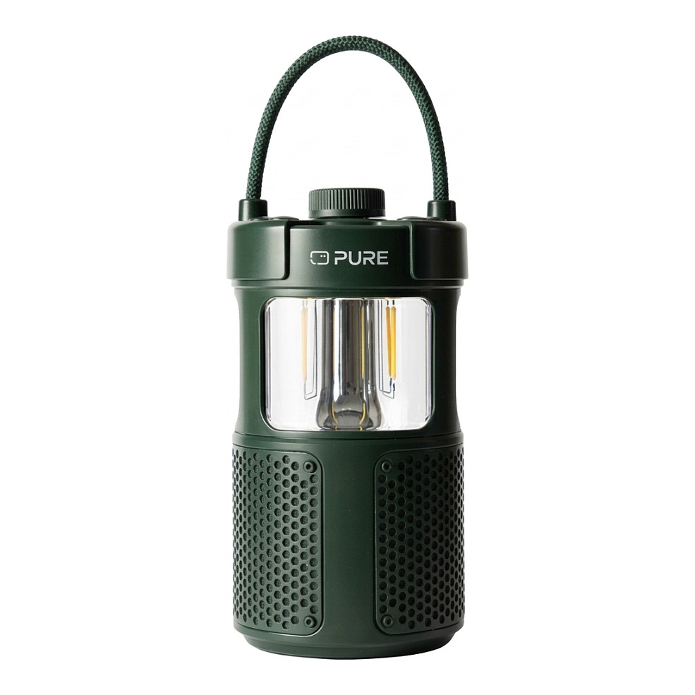 Prijenosni Bluetooth zvučnik PURE Woodland Glow (IP67, LED), zelena boja-0