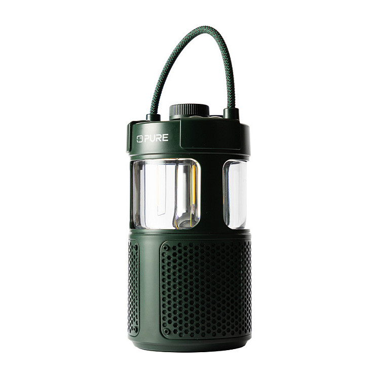 Prijenosni Bluetooth zvučnik PURE Woodland Glow (IP67, LED), zelena boja-1