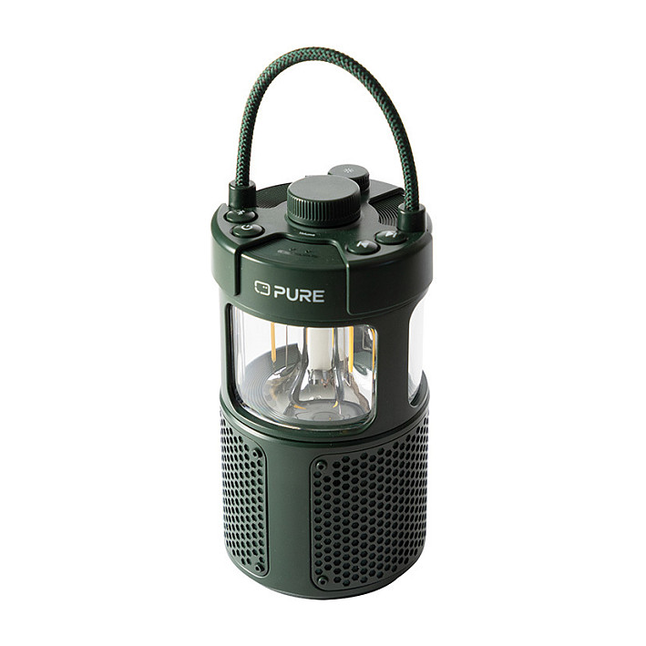 Prijenosni Bluetooth zvučnik PURE Woodland Glow (IP67, LED), zelena boja-2