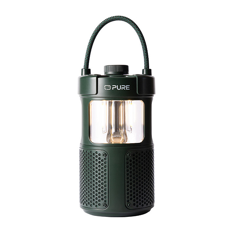 Prijenosni Bluetooth zvučnik PURE Woodland Glow (IP67, LED), zelena boja-4