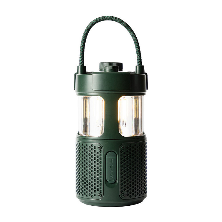 Prijenosni Bluetooth zvučnik PURE Woodland Glow (IP67, LED), zelena boja-7
