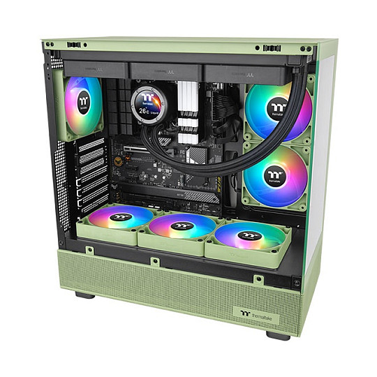 Ventilator za kućište THERMALTAKE CT120 Reverse ARGB Sync 120mm (2 komada, Matcha Green)-4