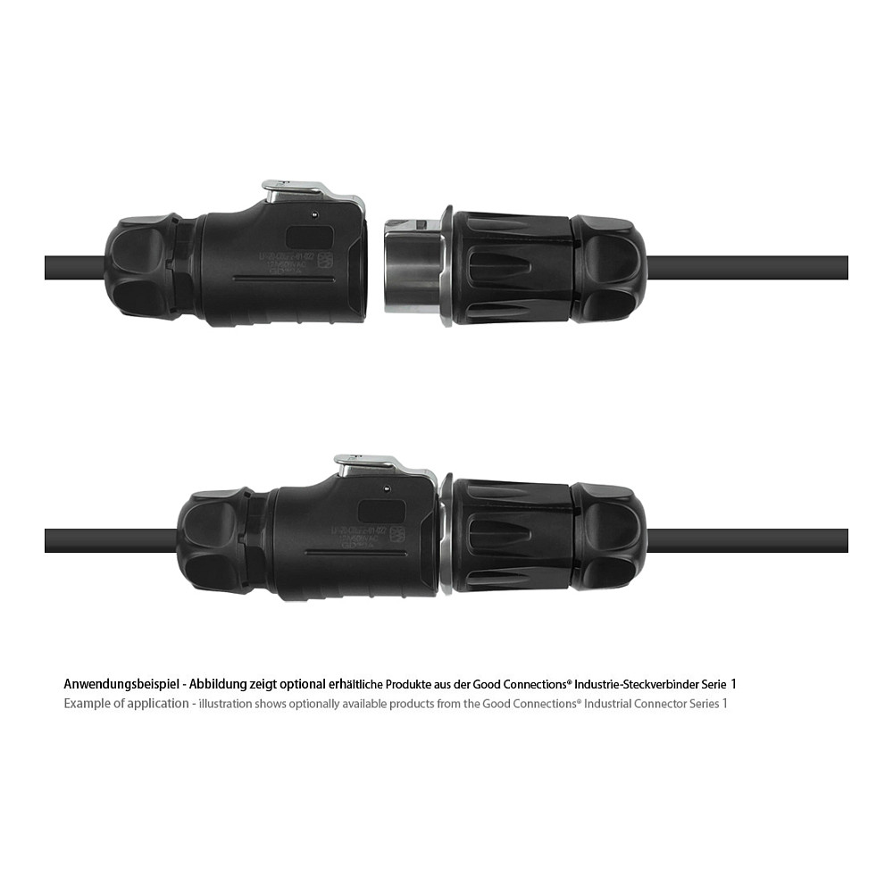 Industrijski konektor GOOD CONNECTIONS S1 Power 4-Pin M20 (muški, IP67)-3