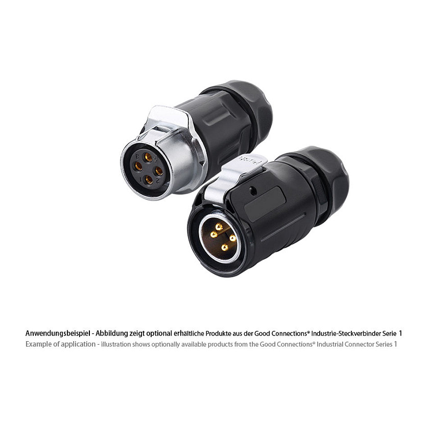 Industrijski konektor GOOD CONNECTIONS S1 Power 4-Pin M20 (muški, IP67)-4