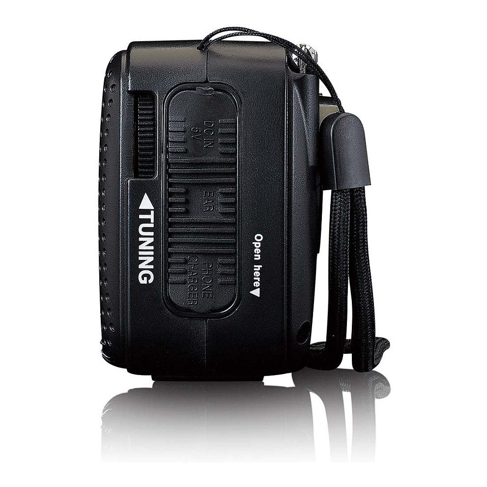 Solarni radio s ručicom LENCO MCR-113BK (Powerbank, svjetiljka), crna boja-7