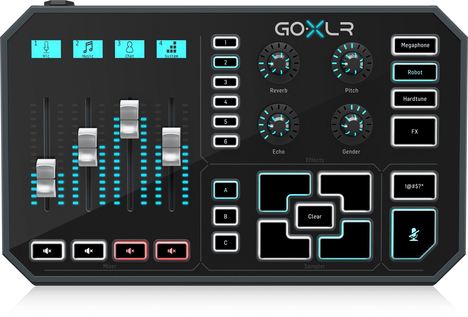 TC Helicon GO XLR - mixer and sampler for streaming-1