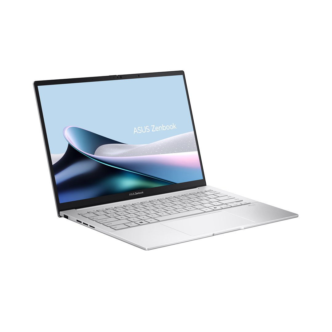 Laptop ASUS Zenbook 14 UX3405CA-QD1247W (14.0", OLED, WUXGA, Intel Core Ultra 5 225H, 16GB, 512GB SSD, Intel Arc Graphics, Windows 11, Non-HR tipkovnica, Foggy Silver)-1