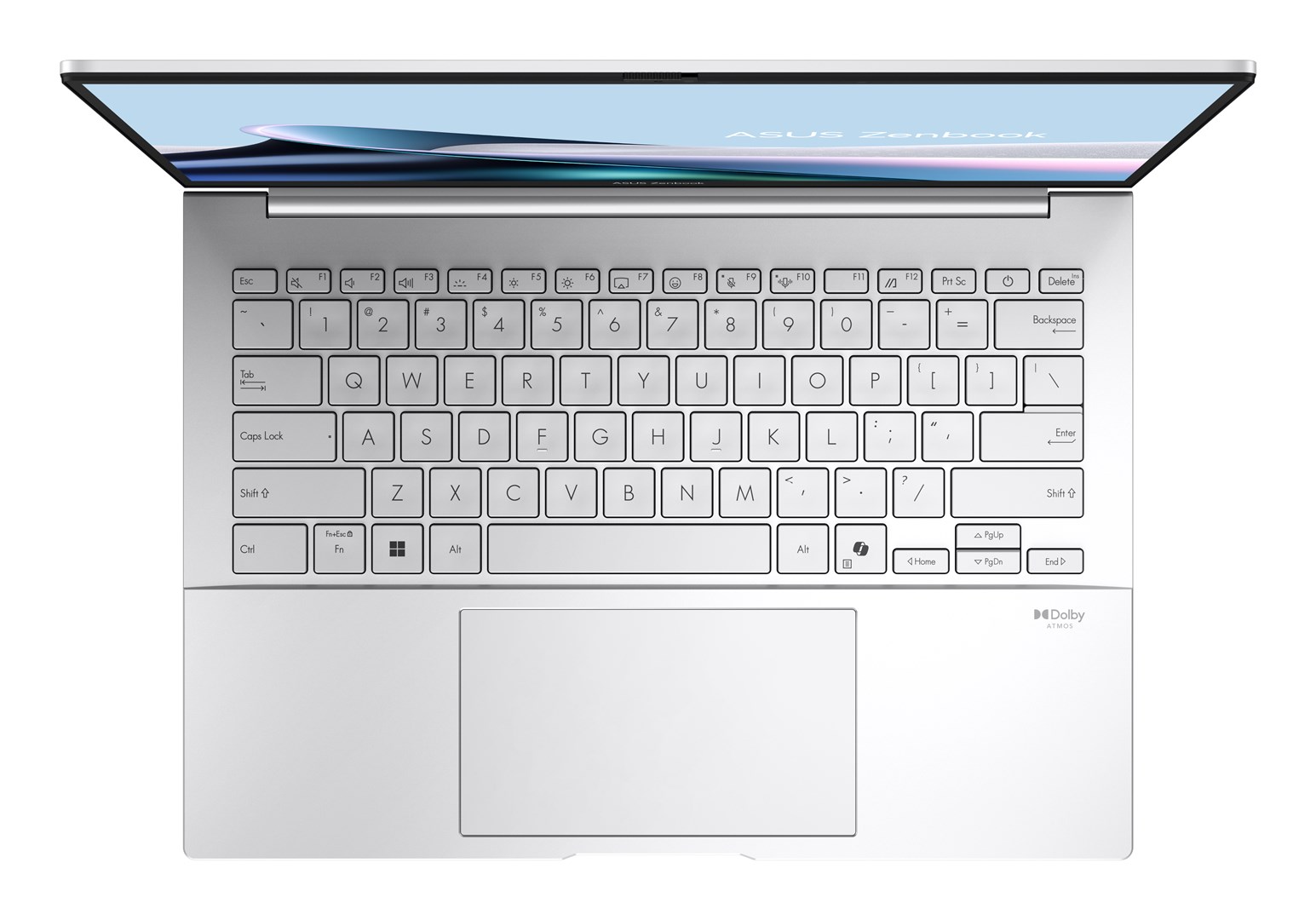 Laptop ASUS Zenbook 14 UX3405CA-QD1247W (14.0", OLED, WUXGA, Intel Core Ultra 5 225H, 16GB, 512GB SSD, Intel Arc Graphics, Windows 11, Non-HR tipkovnica, Foggy Silver)-2