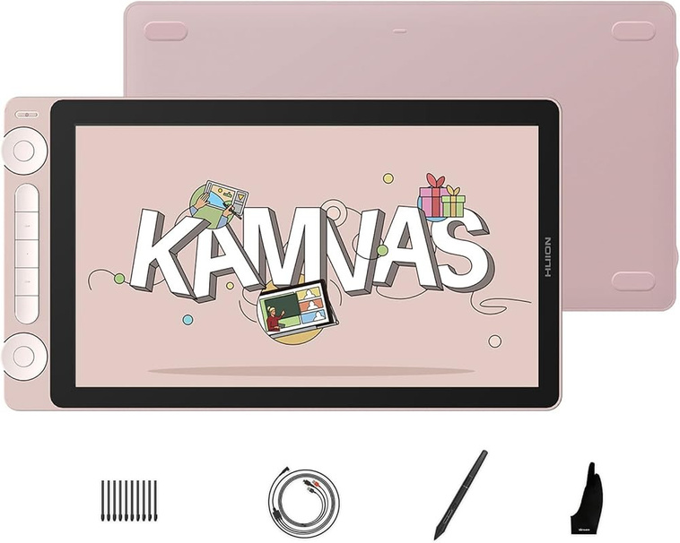 Tablet graficzny Huion Kamvas 13 Pink-4