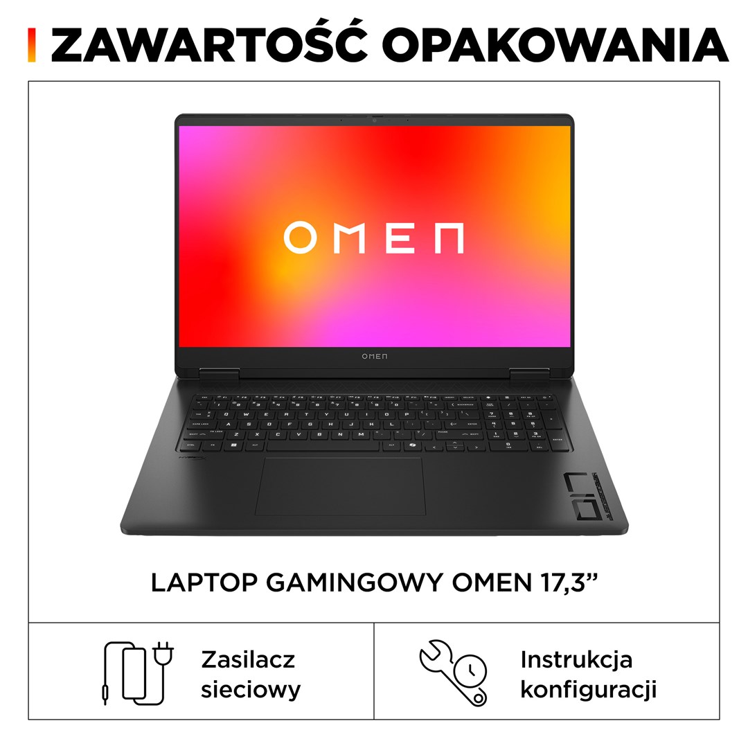 Laptop HP OMEN 17-db0128nw (17.3", IPS, Full HD, AMD Ryzen 5 8645HS, 16GB DDR5, 512GB SSD, NVIDIA GeForce RTX 4060 8GB, Windows 11, Non-HR tipkovnica, Crna)-4