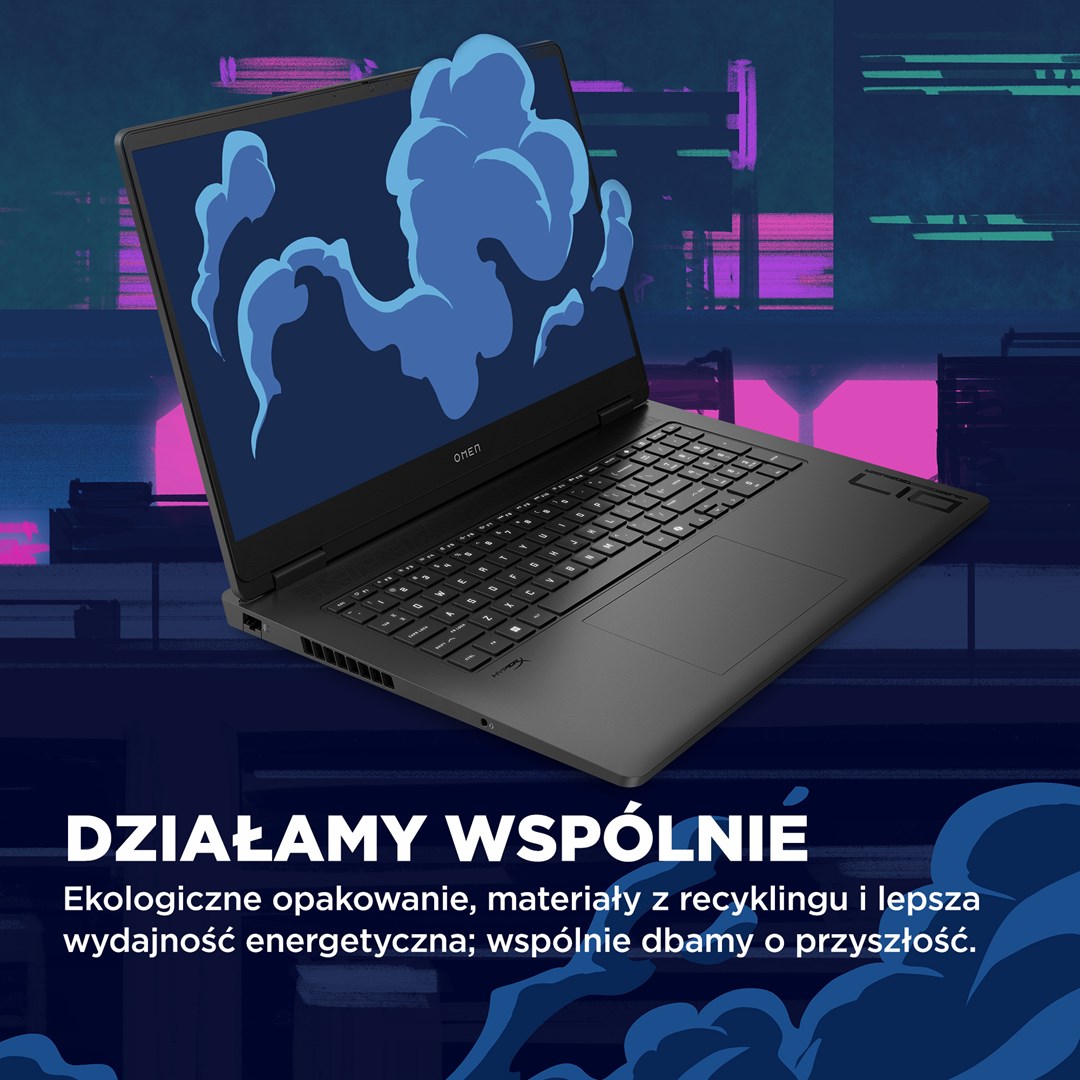 Laptop HP OMEN 17-db0128nw (17.3", IPS, Full HD, AMD Ryzen 5 8645HS, 16GB DDR5, 512GB SSD, NVIDIA GeForce RTX 4060 8GB, Windows 11, Non-HR tipkovnica, Crna)-6