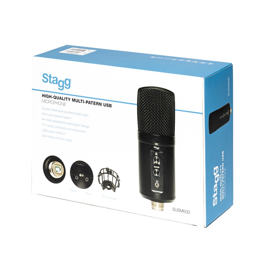 USB kondenzatorski mikrofon STAGG SUM60D-4