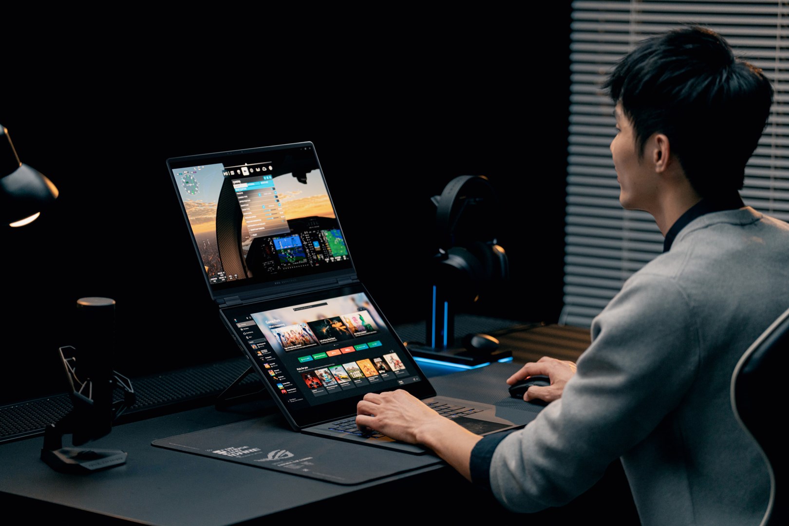Laptop ASUS ROG Zephyrus Duo 16 GX651AX-U9322X (16.0", OLED, 3K, Intel Core Ultra 9 386H, 32GB, 2TB SSD, NVIDIA GeForce RTX 5090 24GB, Windows 11 Pro, Non-HR tipkovnica, Stellar Grey)-37