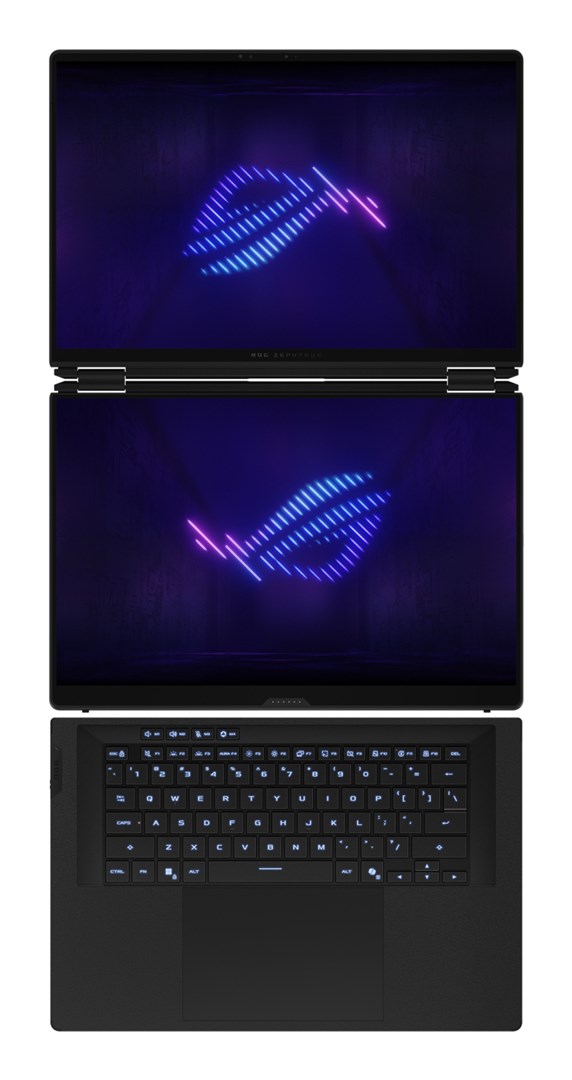 Laptop ASUS ROG Zephyrus Duo 16 GX651AX-U9322X (16.0", OLED, 3K, Intel Core Ultra 9 386H, 32GB, 2TB SSD, NVIDIA GeForce RTX 5090 24GB, Windows 11 Pro, Non-HR tipkovnica, Stellar Grey)-16