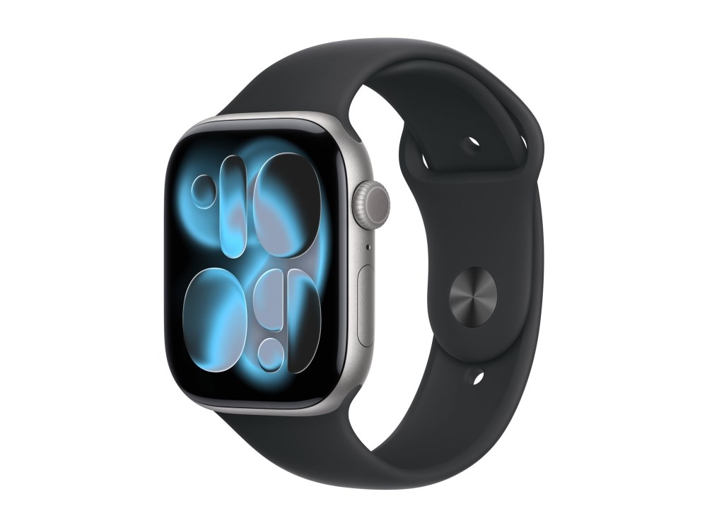 Apple Watch Series 11 GPS 46mm Space Grey Aluminium Case with Black Sport Band - M/L-2